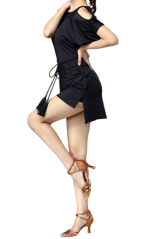 Φόρεμα Χορού Latin Black Short - Image 2